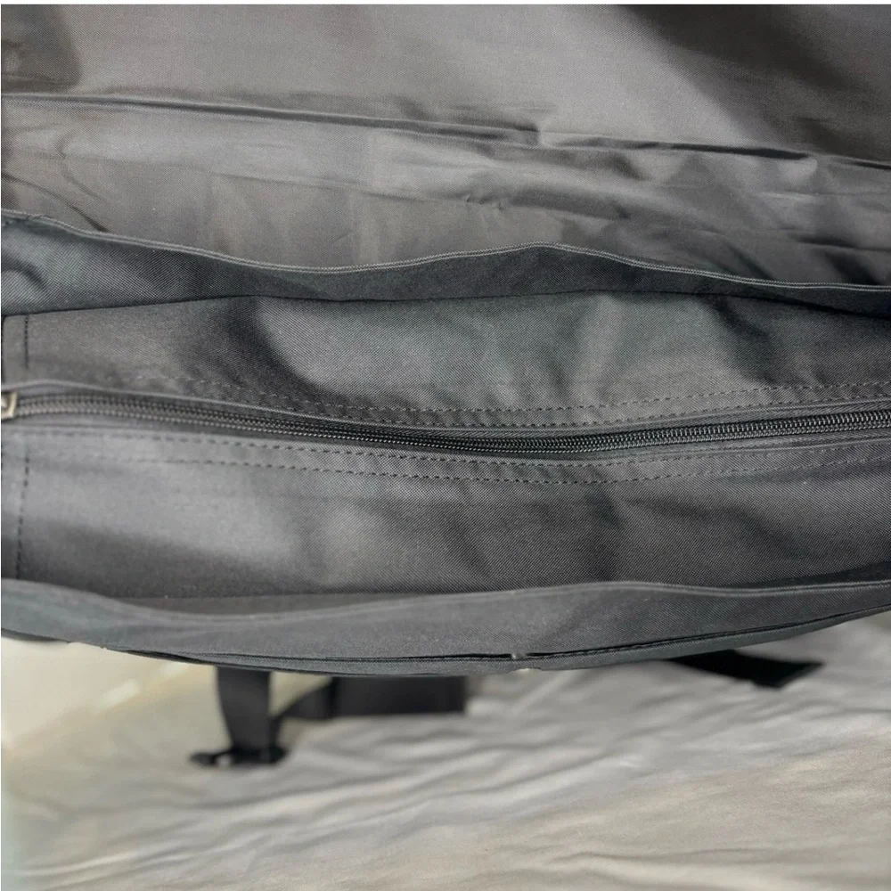 New Black Laptop Commuter Bag Multi Pockets Adjustable Straps Unisex